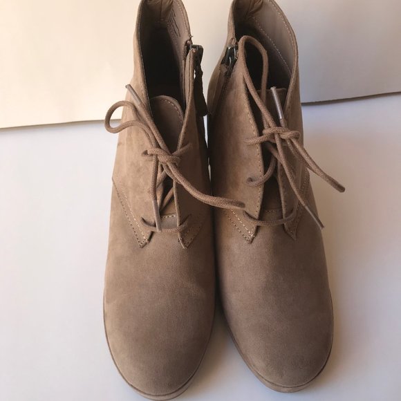 Target Shoes - Tan wedged boots